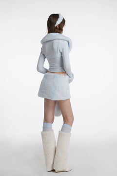 My True Form cotton cami top in snow blue by Angel Ruche, photo 15