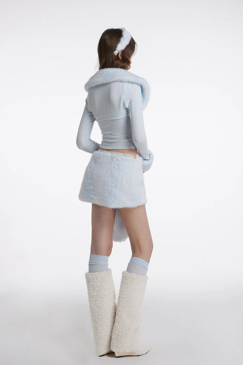My True Form cotton cami top in snow blue by Angel Ruche, photo 15