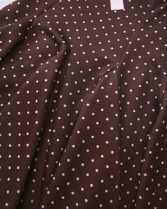 Dolly polka dot dress with petticoat in chocolate by Angel Ruche, photo 25