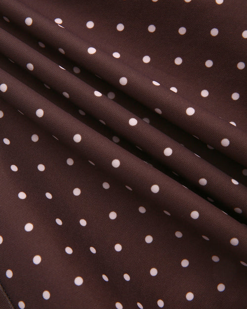 Dolly polka dot dress with petticoat in chocolate by Angel Ruche, photo 28
