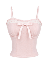 Sweetheart Cotton Pointelle Top