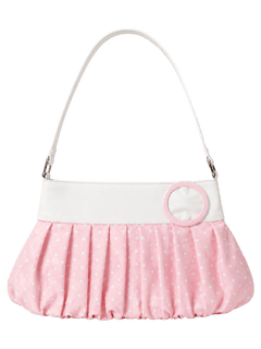 Dolly polka dot bag in pink, coquette accessory by Angel Ruche