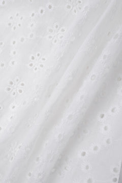 Coquette cotton eyelet bubble skirt in white by Angel Ruche, photo 15