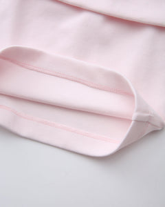 Whimsy Doll polka dot fold over shorts in pink by Angel Ruche, photo 17