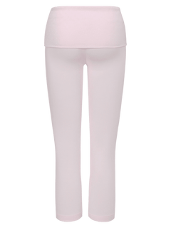 Whimsy Doll polka dot fold over capri pants in pink by Angel Ruche, photo 16