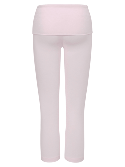 Whimsy Doll polka dot fold over capri pants in pink by Angel Ruche, photo 16