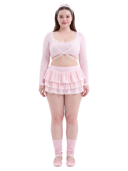 Ballerina Bliss 3 piece set in pink by Angel Ruche, photo 7