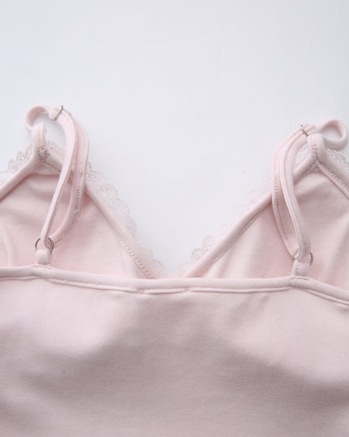 Snow Deer Print Chiffon Cotton Cami(Grey)