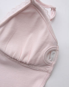 Snow Deer Print Chiffon Cotton Cami(Grey)
