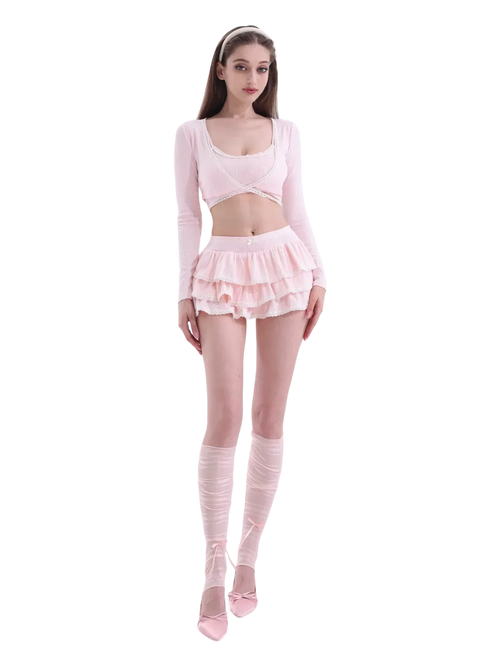 Ballerina Bliss 3 piece set in pink by Angel Ruche, photo 5