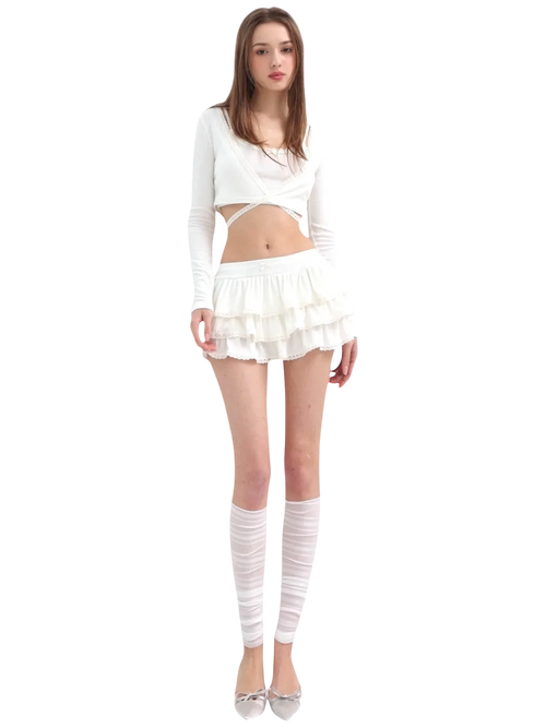 Ballerina Bliss bralette in cream white by Angel Ruche, photo 4