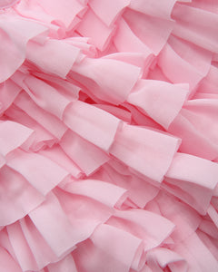 Delicate pink chiffon ruffle shorts by Angel Ruche, photo 22