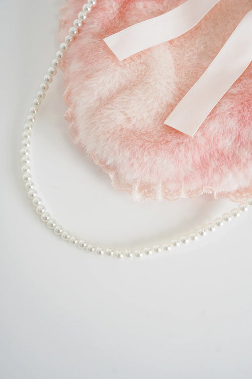 My True Form fawn heart bag in pink by Angel Ruche, photo 5