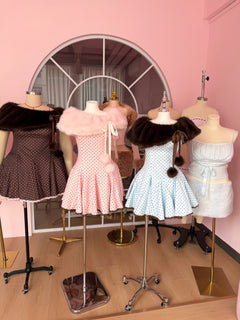 Dolly polka dot dress outfit by Angel Ruche, photo 16