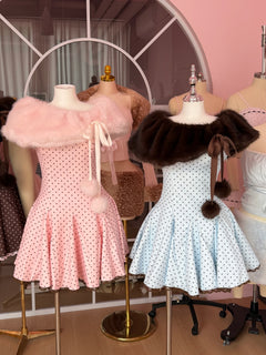 Dolly polka dot dress outfit by Angel Ruche, photo 15