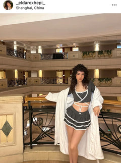 Ballerina Bliss 3 piece set in grey by Angel Ruche, photo 3