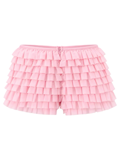 Delicate pink chiffon ruffle shorts by Angel Ruche, photo 11