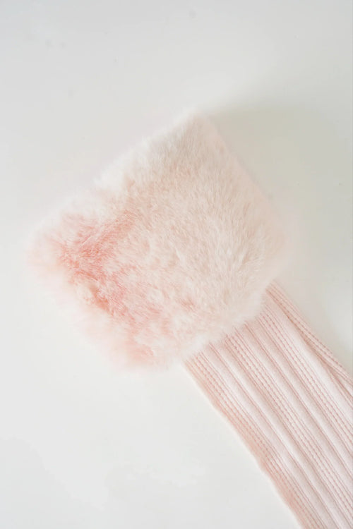 My True Form fawn fur bolero cardigan in pink by Angel Ruche, photo 5
