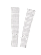 Ballerina leg warmer footless socks in white, balletcore accessory by Angel Ruche