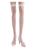 Pink high socks, coquette accessory by Angel Ruche