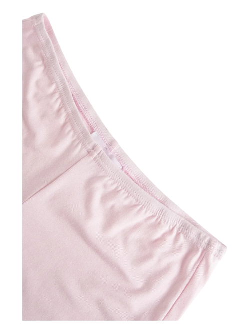 Basic pink safety shorts with white lace by Angel Ruche, photo 4