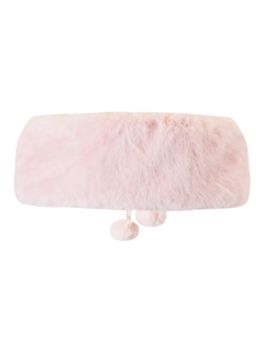 Sugar Pom fur shoulder cape in pink by Angel Ruche, photo 13