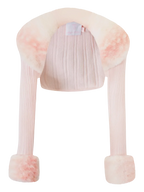 My True Form fawn fur bolero cardigan in pink, dollette aesthetic by Angel Ruche