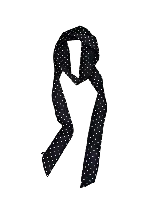 Polka dot silky scarf by Angel Ruche, photo 3