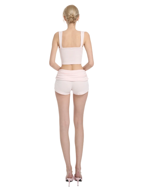 Rose Buds cotton set in baby pink by Angel Ruche, photo 6