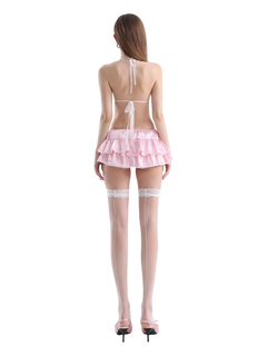 Pink high socks by Angel Ruche, photo 7