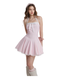 Dolly polka dot dress with petticoat in pink by Angel Ruche, photo 4