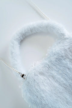 My True Form fawn heart bag in snow blue by Angel Ruche, photo 5