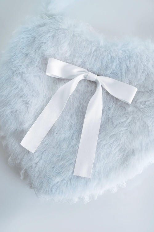 My True Form fawn heart bag in snow blue by Angel Ruche, photo 4
