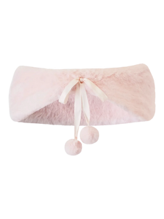 Sugar Pom fur shoulder cape in pink by Angel Ruche, photo 3