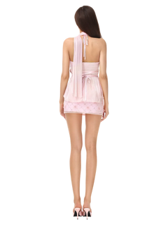 Averie beaded sequin skirt in pink by Angel Ruche, photo 12