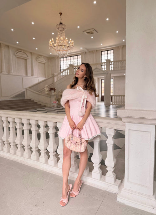 How to Style Your Pink Mini Dress for the Ultimate Coquette Vibe - Angel Ruche