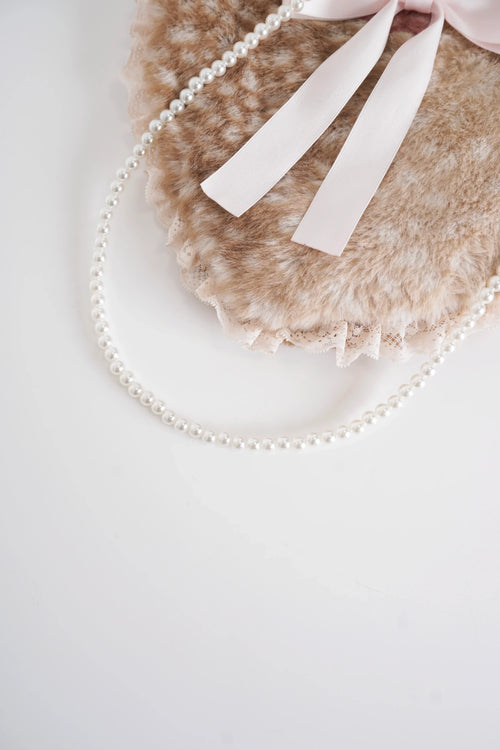 My True Form fawn heart bag in tan by Angel Ruche, photo 7