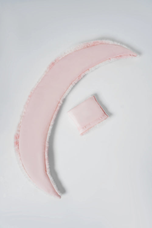 My True Form fawn fur collar and cuff set in pink by Angel Ruche, photo 6