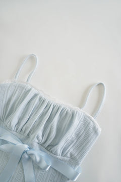 My True Form cotton cami top in snow blue by Angel Ruche, photo 8