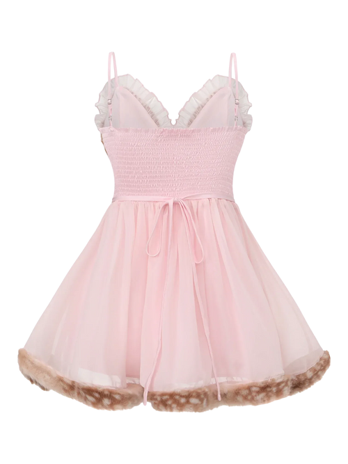 Bambi Princess babydoll dress in pink by Angel Ruche, photo 6