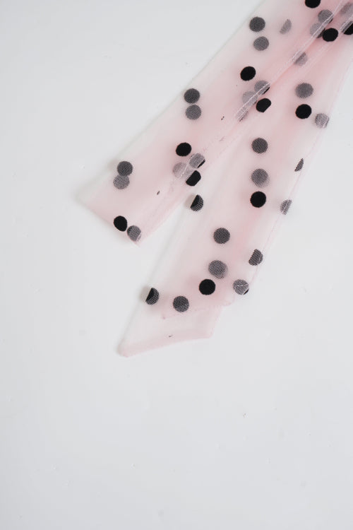Dottie polka dot mesh halter top by Angel Ruche, photo 21