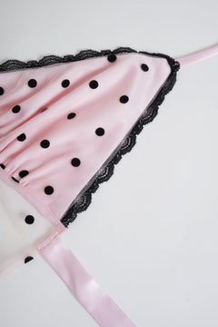 Dottie polka dot mesh halter top by Angel Ruche, photo 20