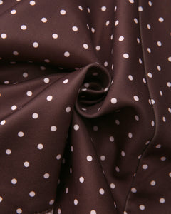 Dolly polka dot dress with petticoat in chocolate by Angel Ruche, photo 27