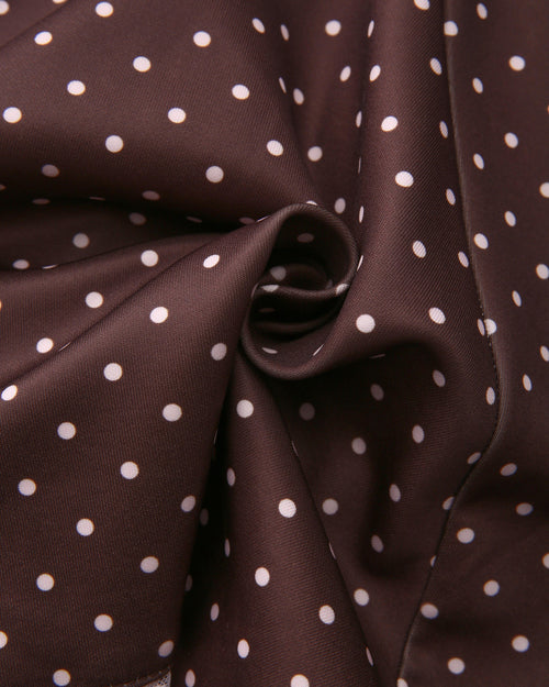 Dolly polka dot dress with petticoat in chocolate by Angel Ruche, photo 27