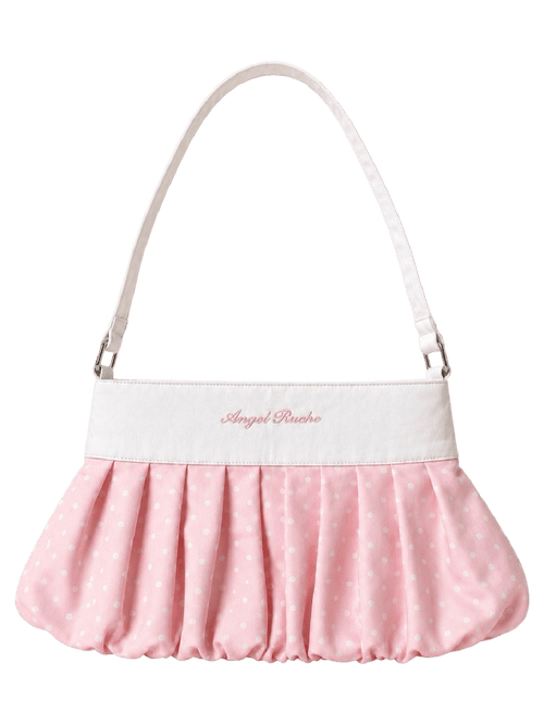 Dolly polka dot bag in pink by Angel Ruche, photo 5