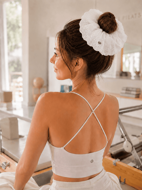 Coquette eyelet scrunchie by Angel Ruche, photo 2