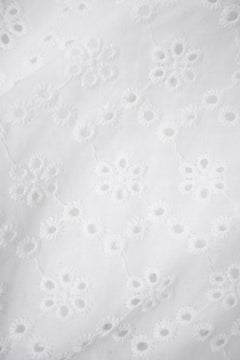 Coquette cotton eyelet bubble skirt in white by Angel Ruche, photo 14