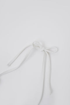 Coquette cotton eyelet bikini top in white by Angel Ruche, photo 15