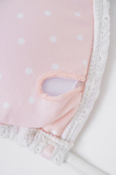 Coquette cotton eyelet bikini top in white by Angel Ruche, photo 14