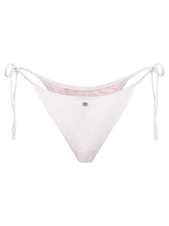 Coquette cotton eyelet bikini bottom in white by Angel Ruche, photo 7